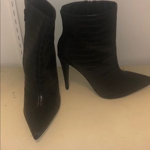 Plus size high-heeled boots size 12